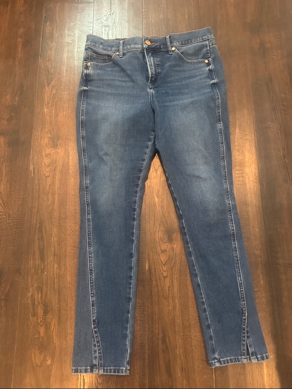 Express Dark Blue Women's Skinny Jeans